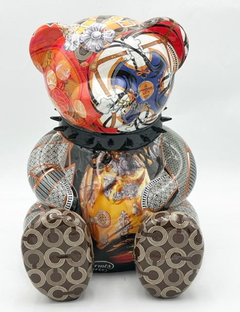 hermes bear scarf