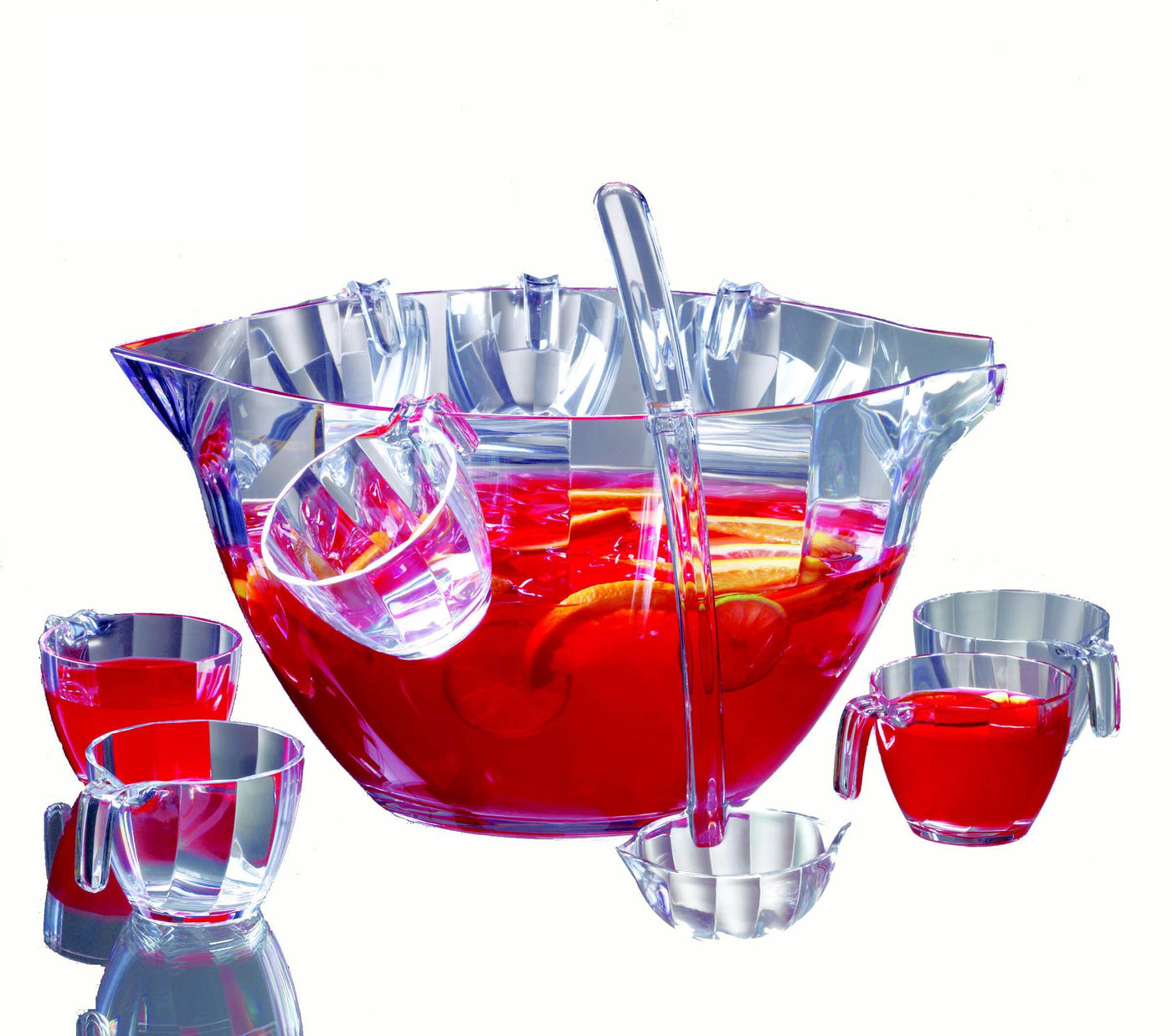 Combo Punch /8 Cups/Ladle | Acrylic