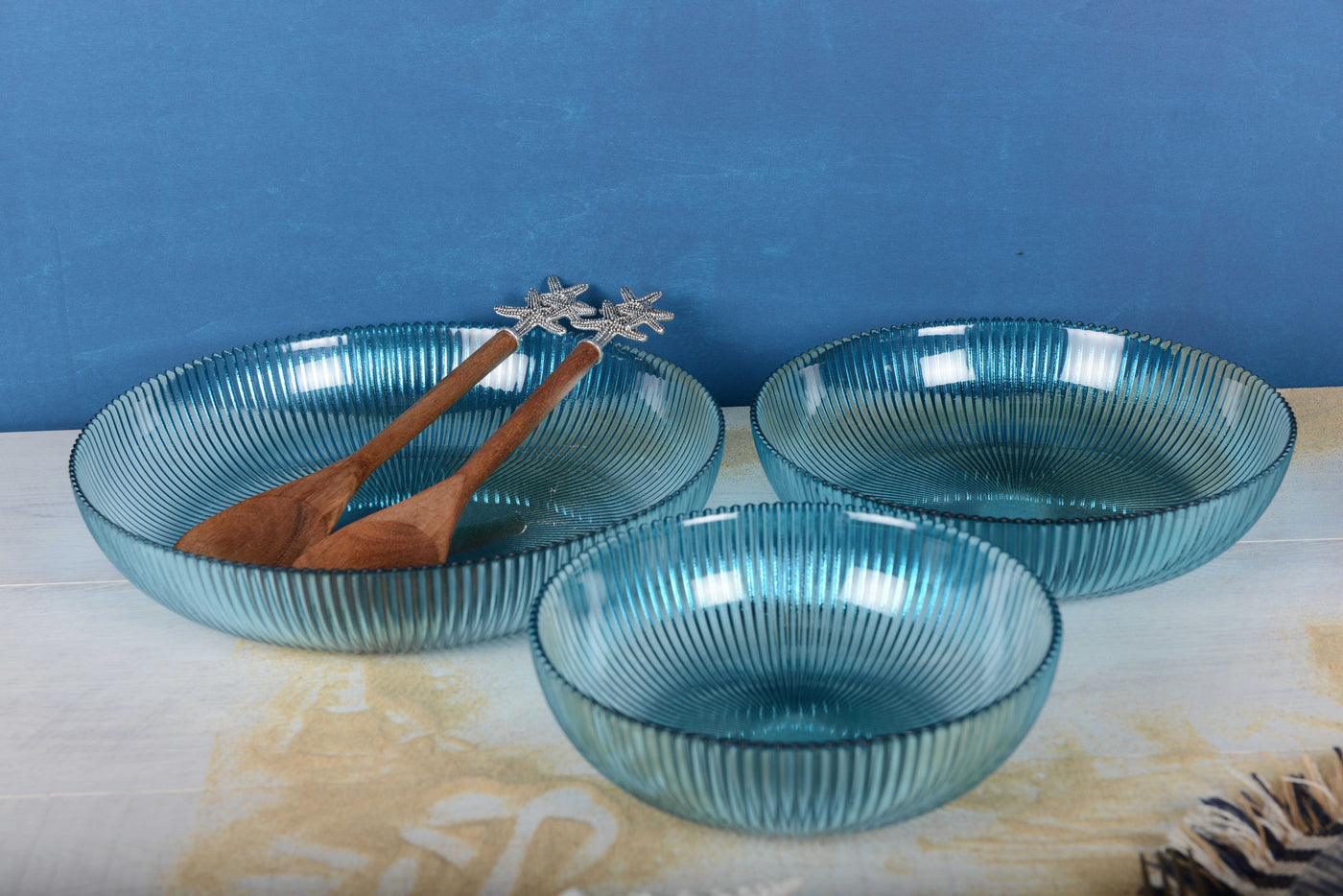 ROUND BOWL | TURQUOISE | 20.5CM