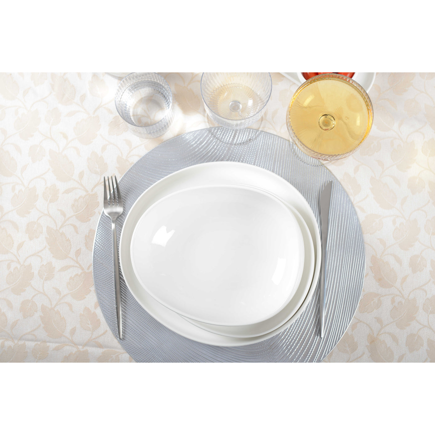 DESSERT PLATE | CERAMIC | WHITE