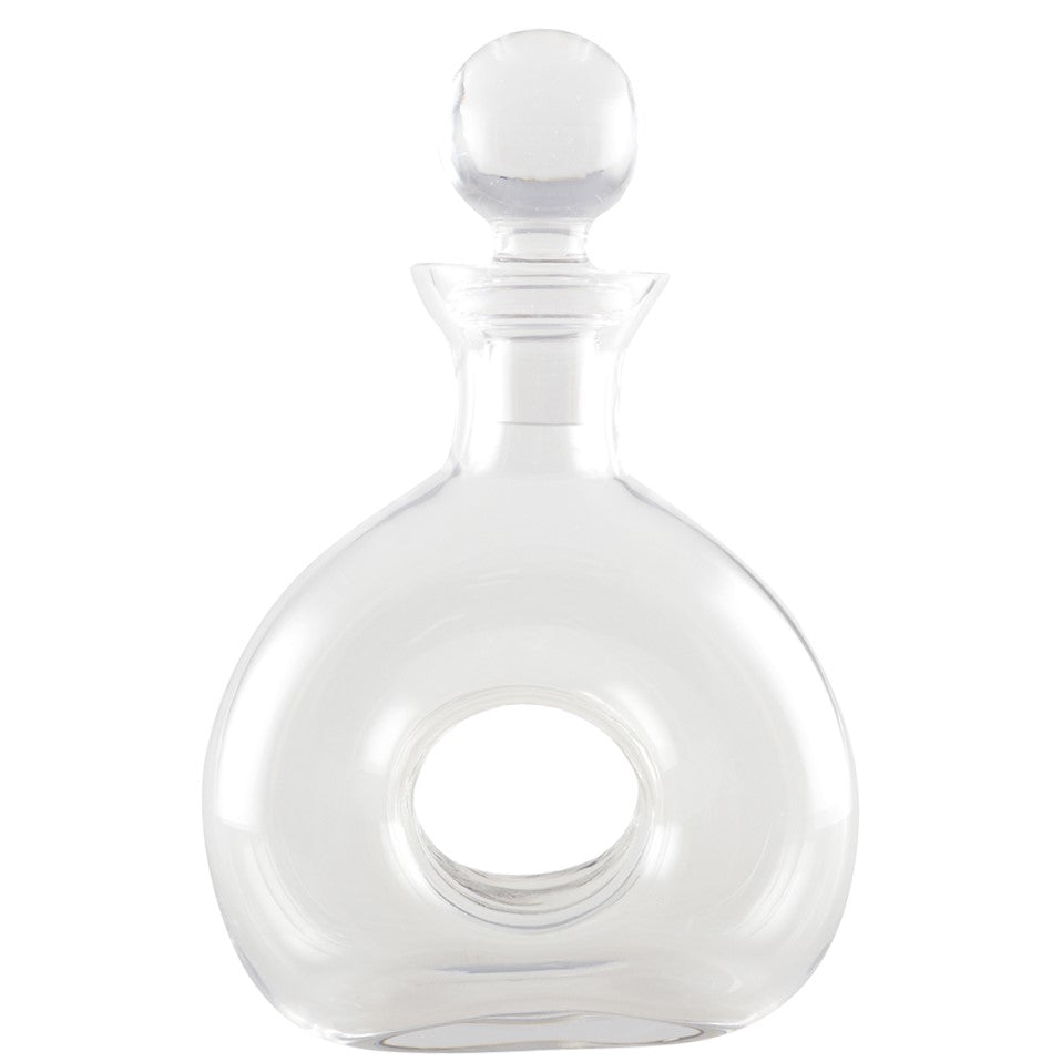 DECANTER WITH HOLE | GLASS | 27.5CM