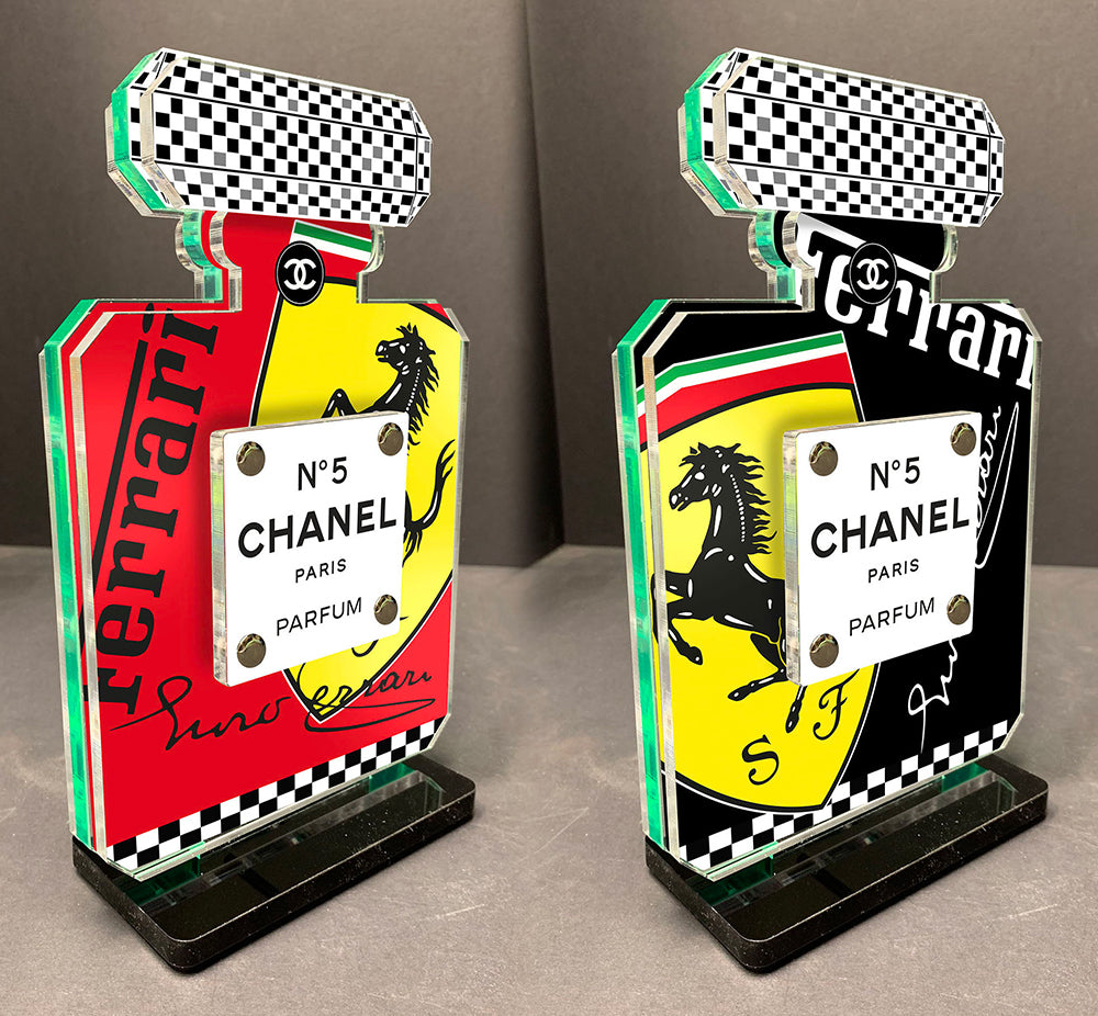 Bottle No5 Ferrari | Acrylic