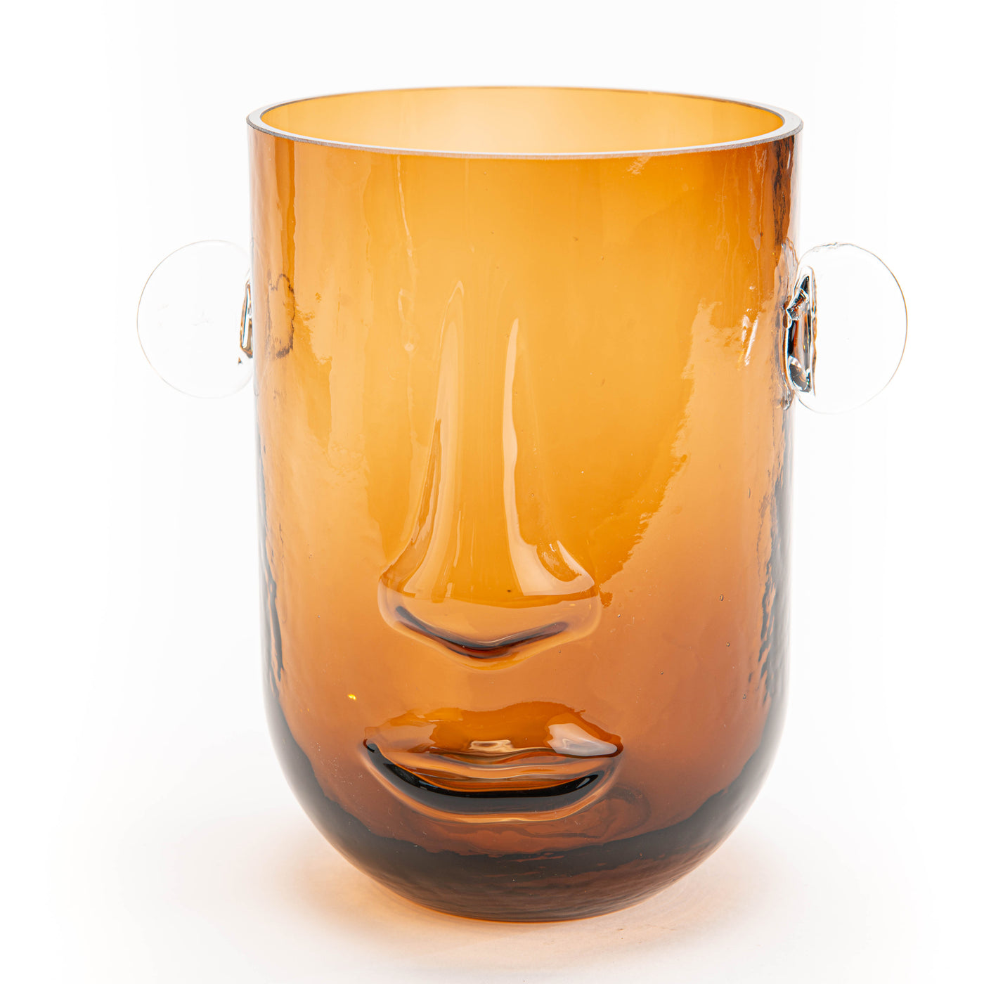 VASE FACE | BROWN | H20.3CM