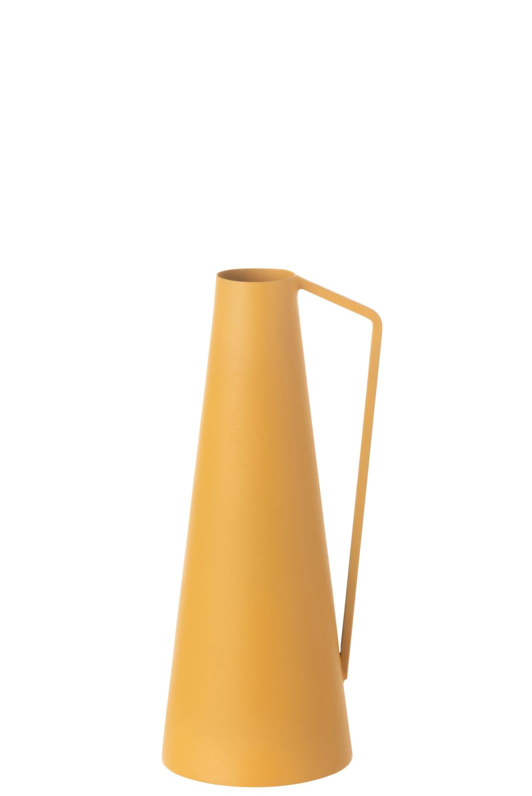 Vase Round Iron Ochre 26cm