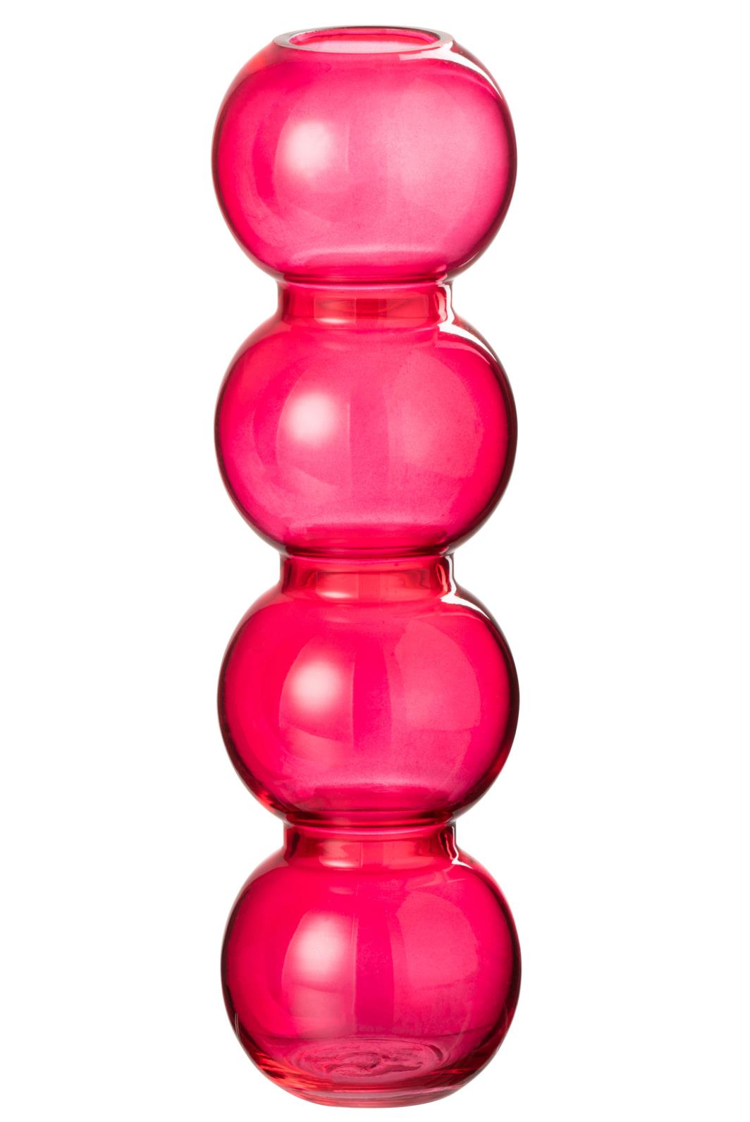 Vase Bollen Glass Pink | 31cm
