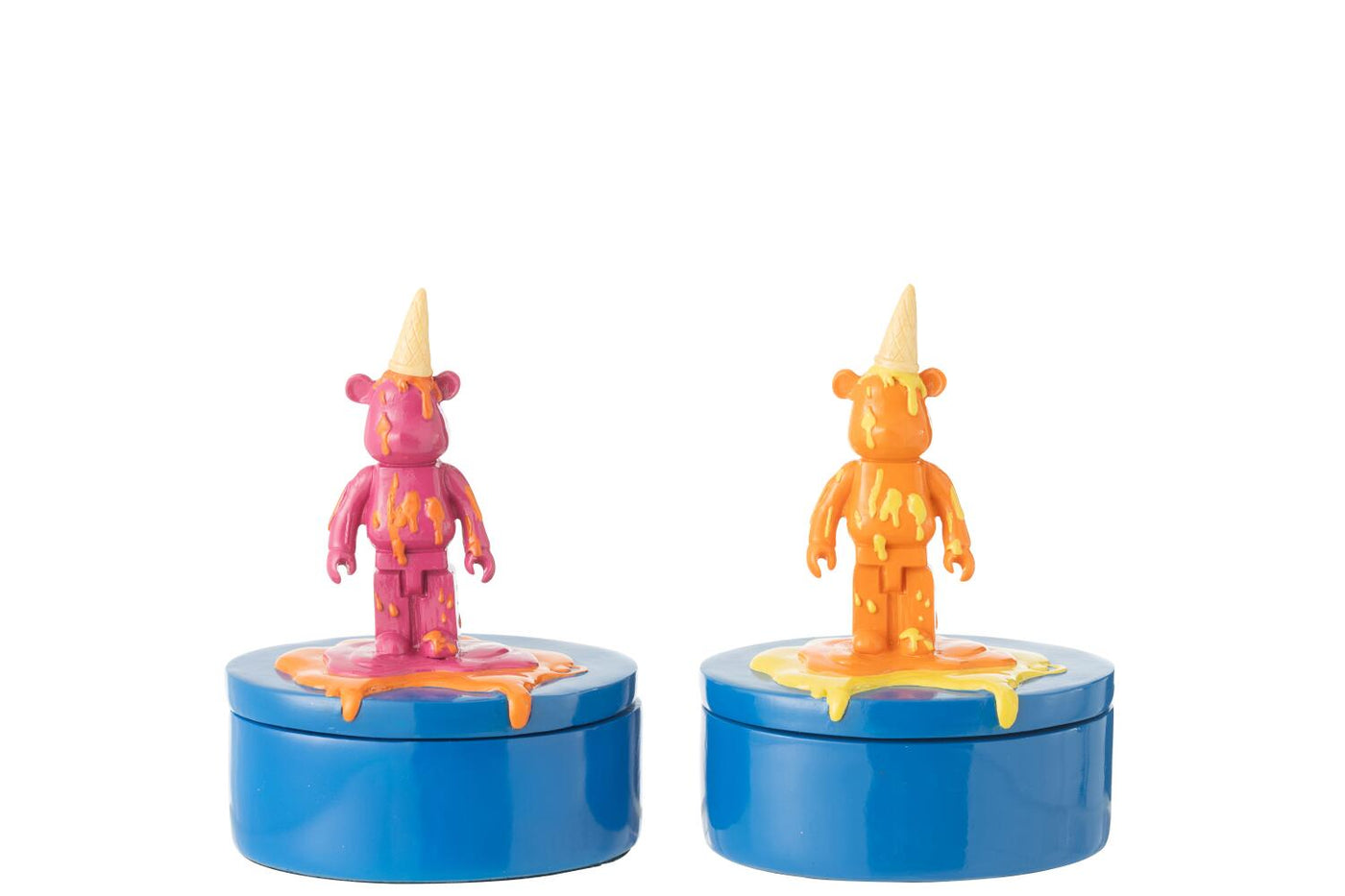 Box Bear Ice Cream Orange | 21cm