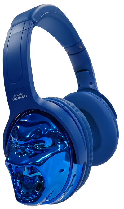 Kong Blue Metallic Headphone
