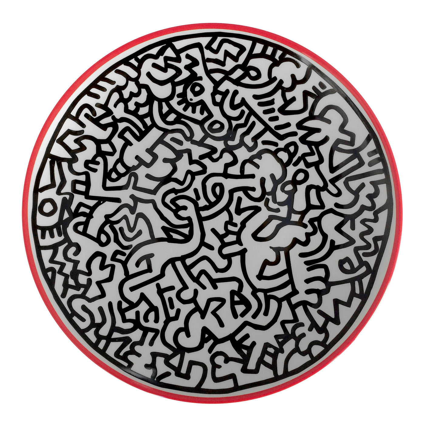 Keith Haring Plate 21cm Pattern