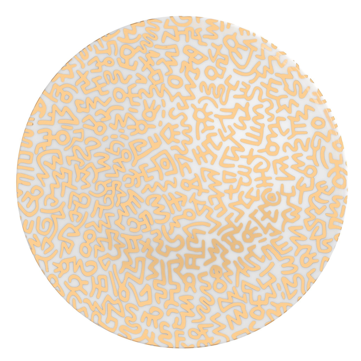 Haring Plate 27cm Gold Pattern