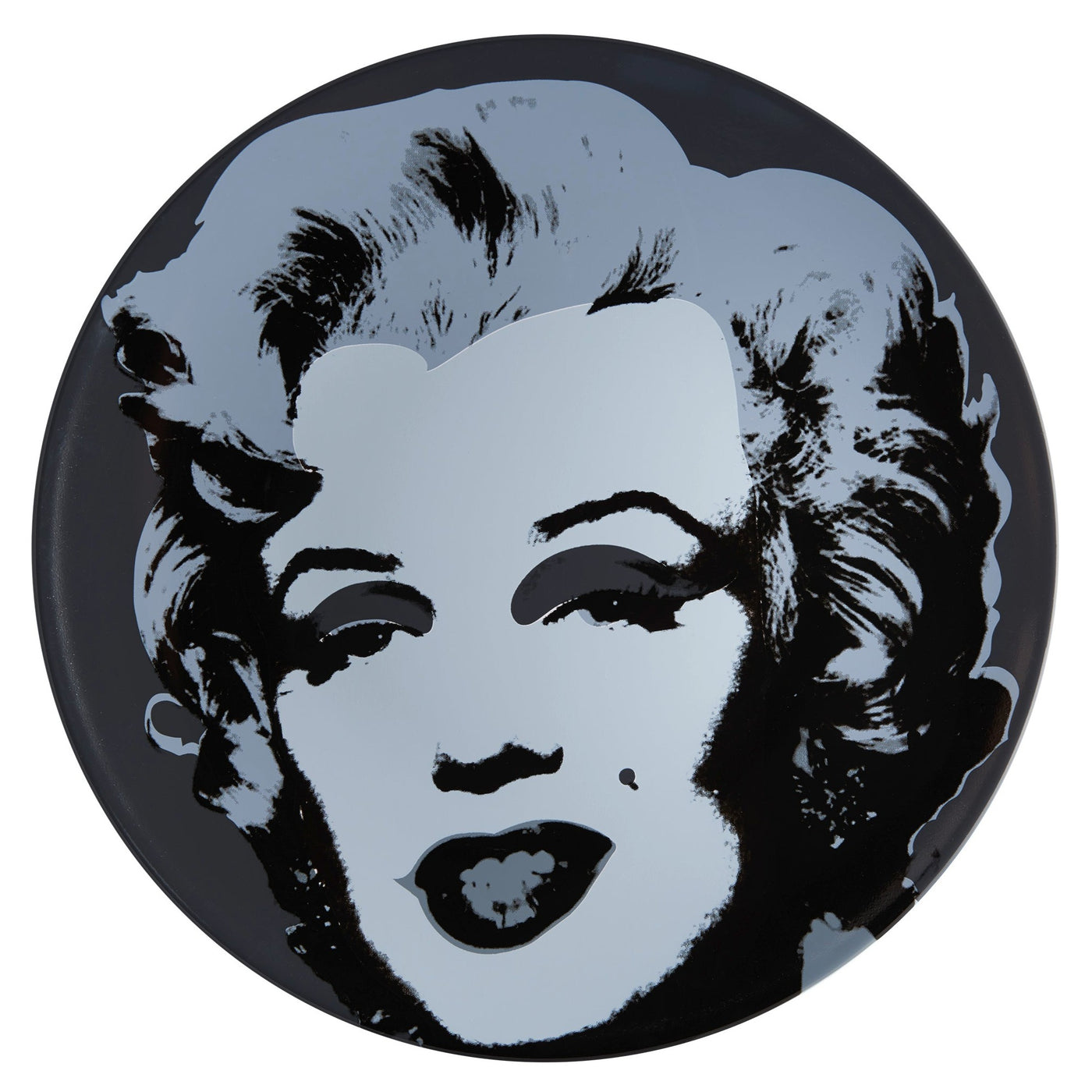 Andy Warhol Plate Black Marilyn