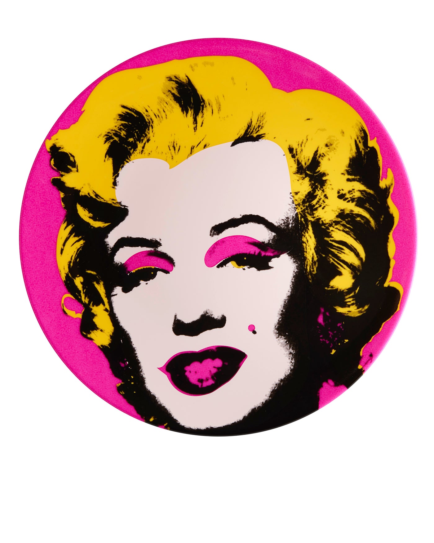 Andy Warhol Plate Pink Marilyn