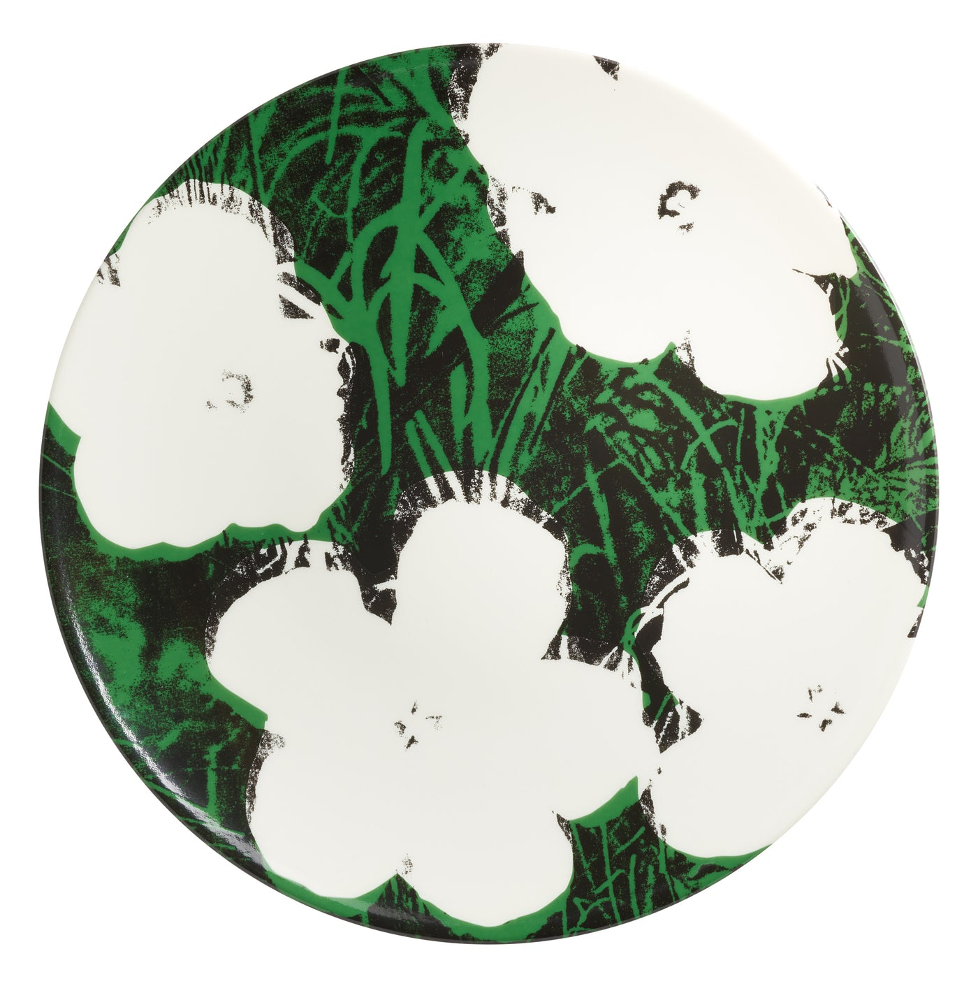Andy Warhol Plate 21cm White Flower