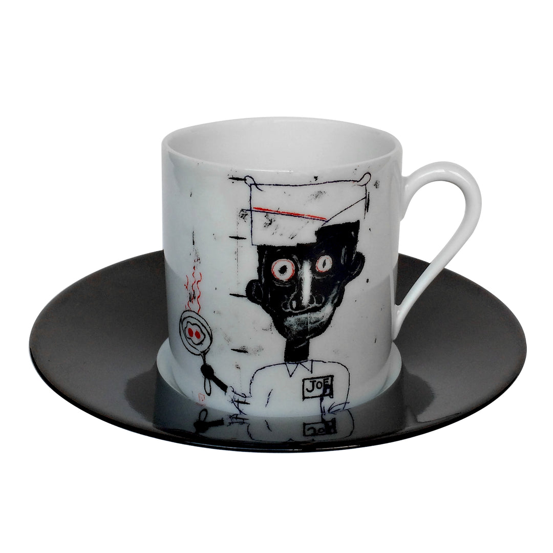 Jean-Michel Basquiat Espresso Set/2 Eyes/Eggs – Au Gant Rouge