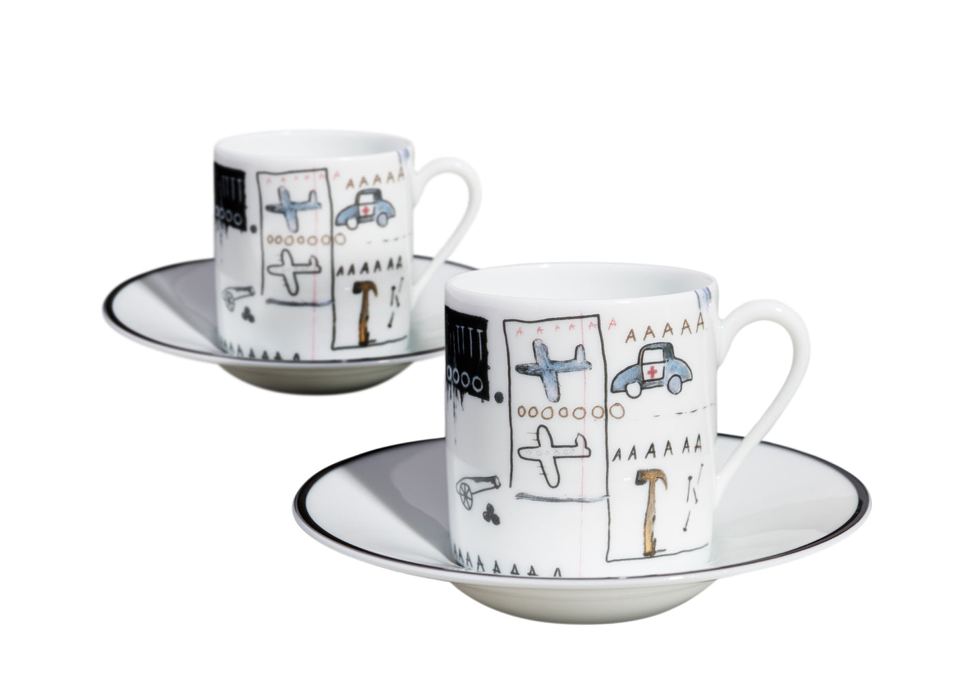 Jean-Michel Basquiat Espresso Set/2 AAA