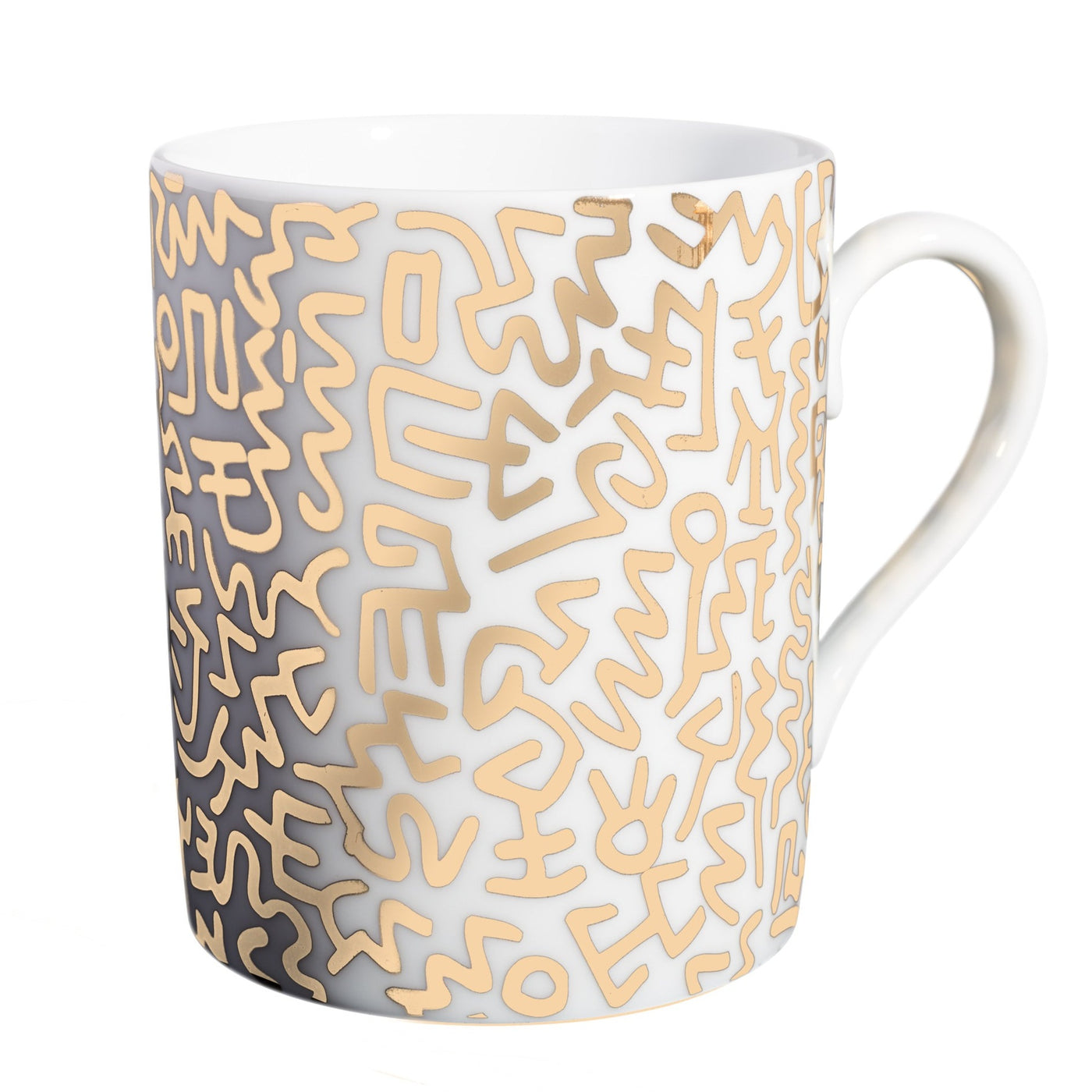 Keith Haring Mug Gold Pattern