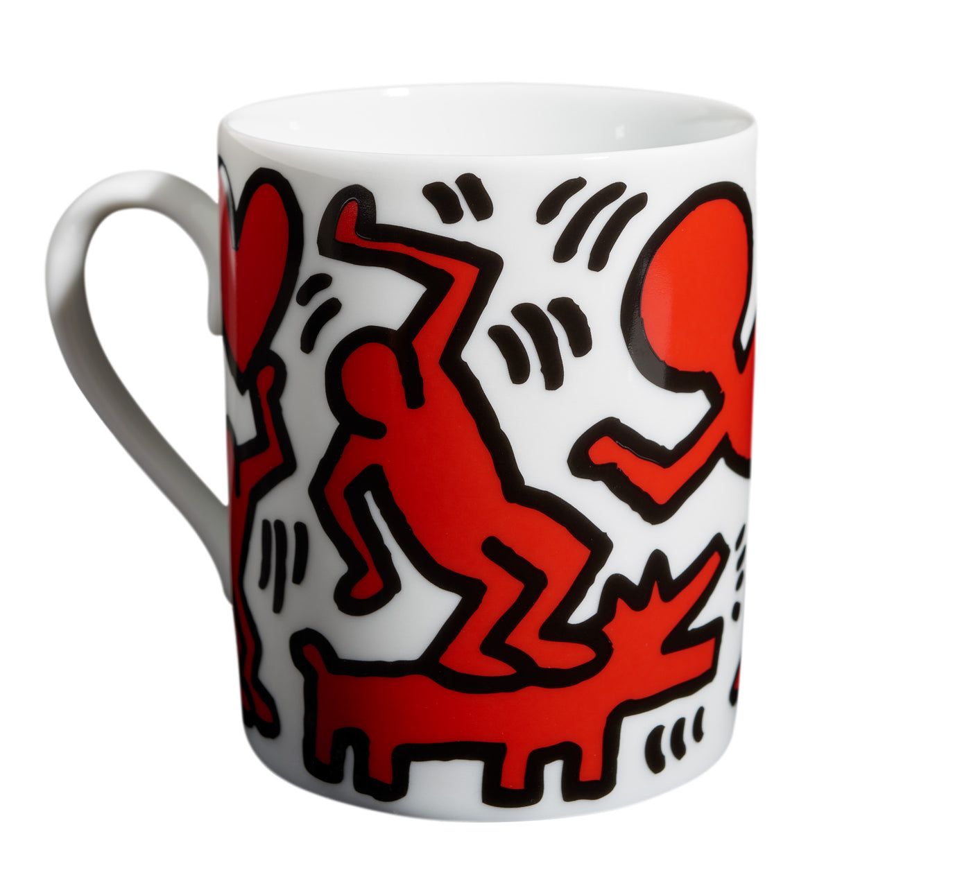 Keith Haring Mug Red/White