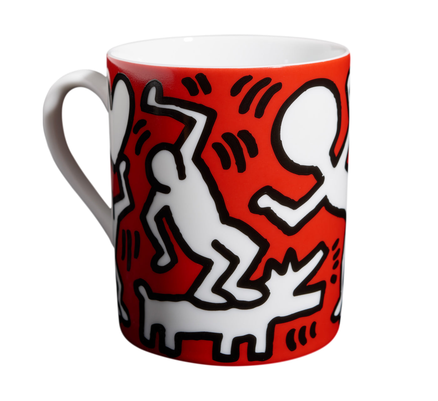 Keith Haring Mug White/Red