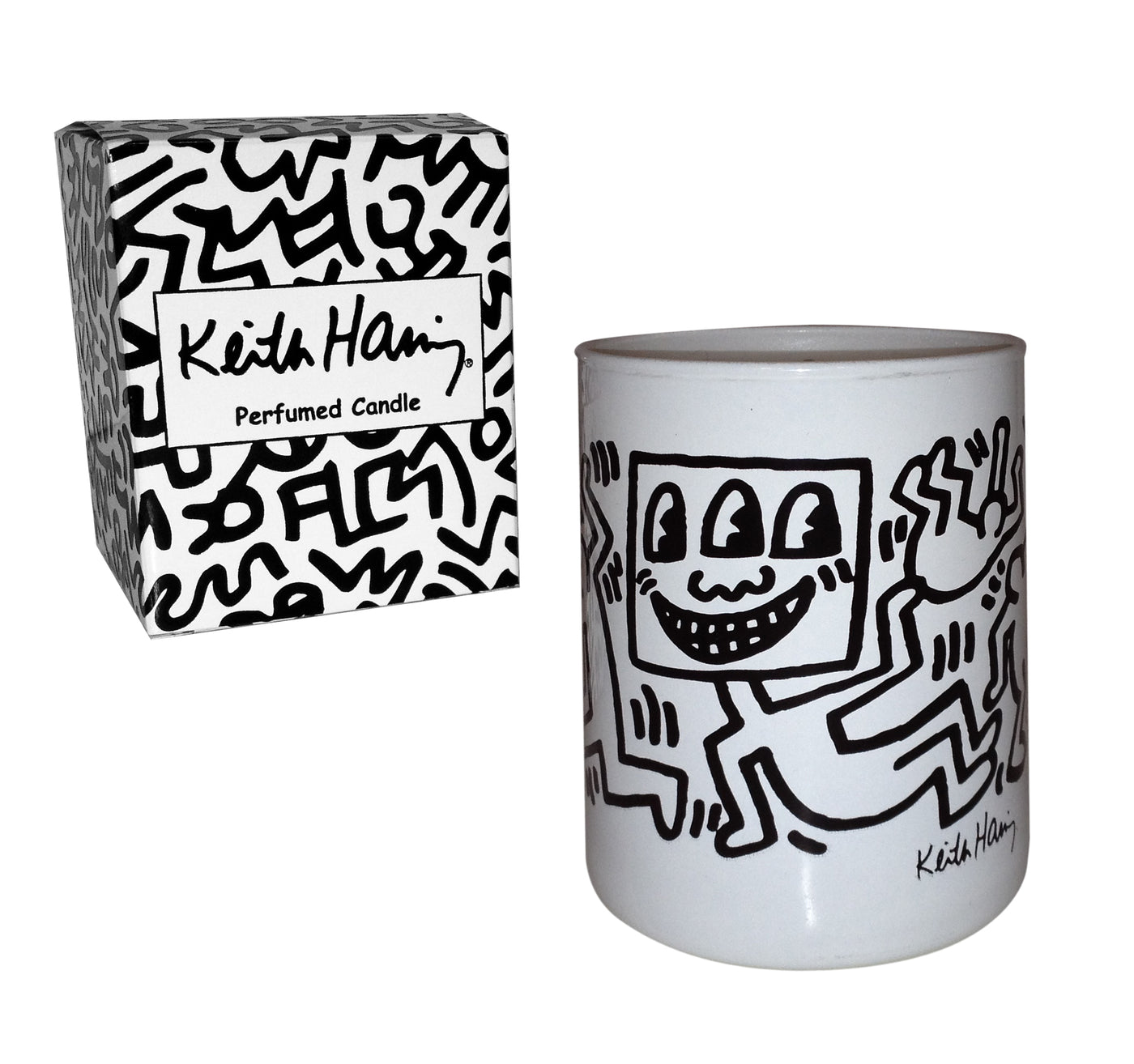 Keith Haring White Candle Black Men Drawings