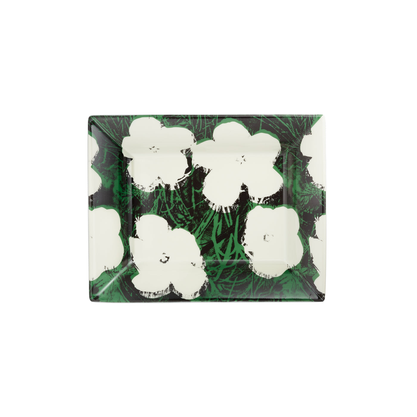 Andy Warhol Tray White Flowers