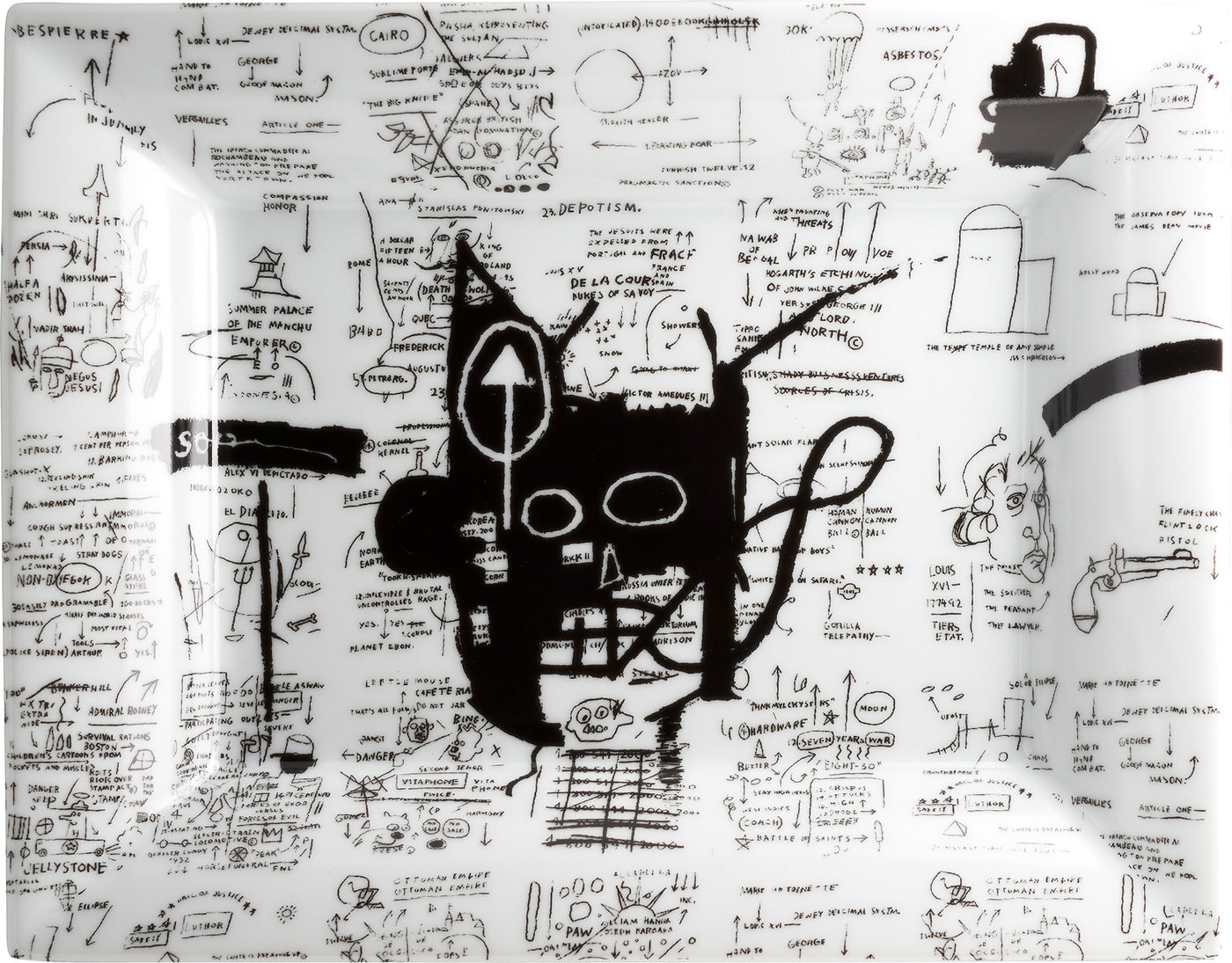 Jean-Michel Basquiat Tray Return of the Central Figure