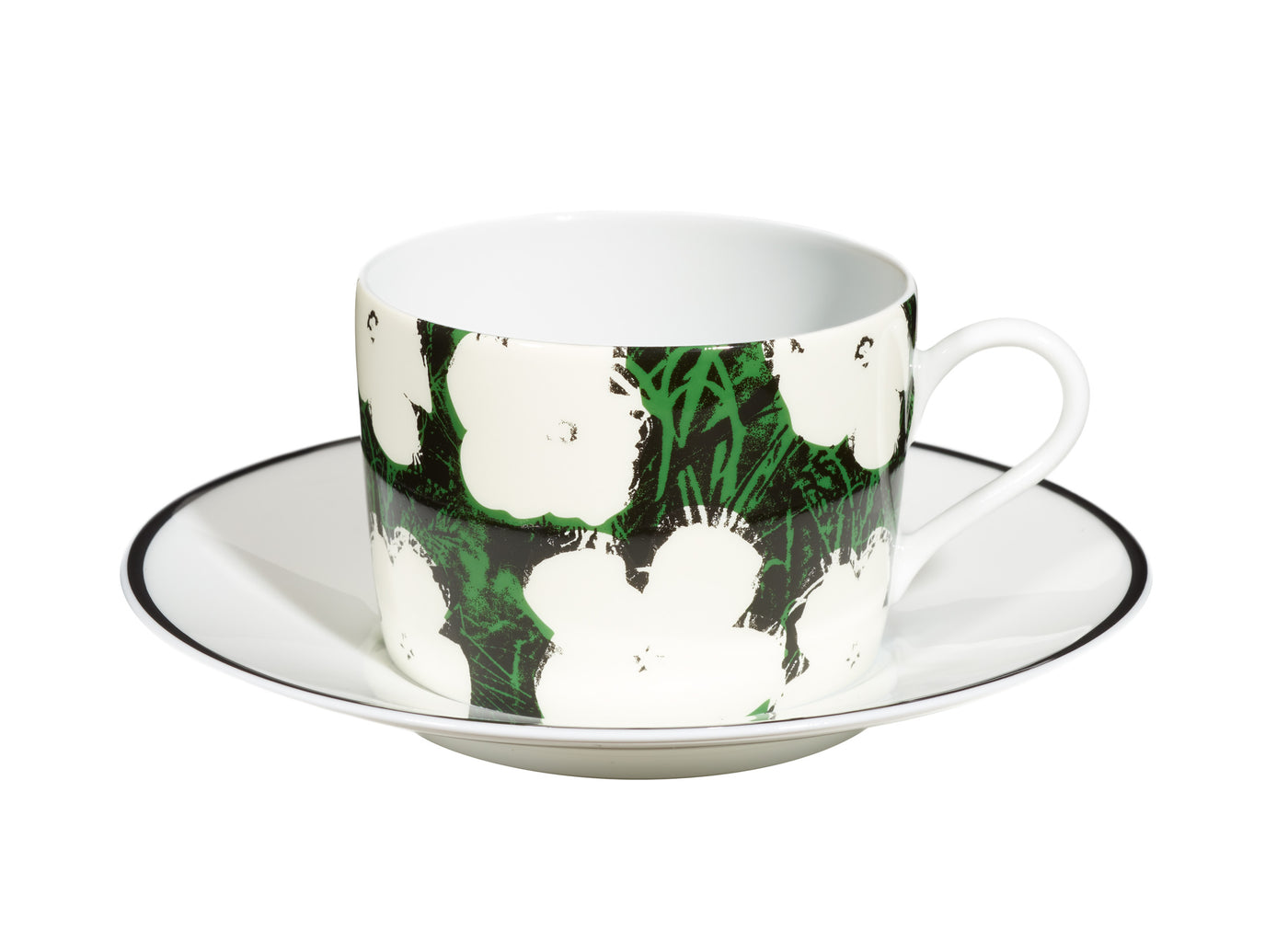 Andy Warhol Tea Cup White Flower