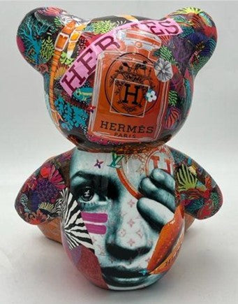Hermes Flower Teddy | 35cm