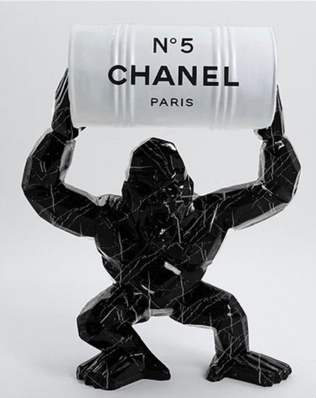 Chanel 5 Gorille Black/White