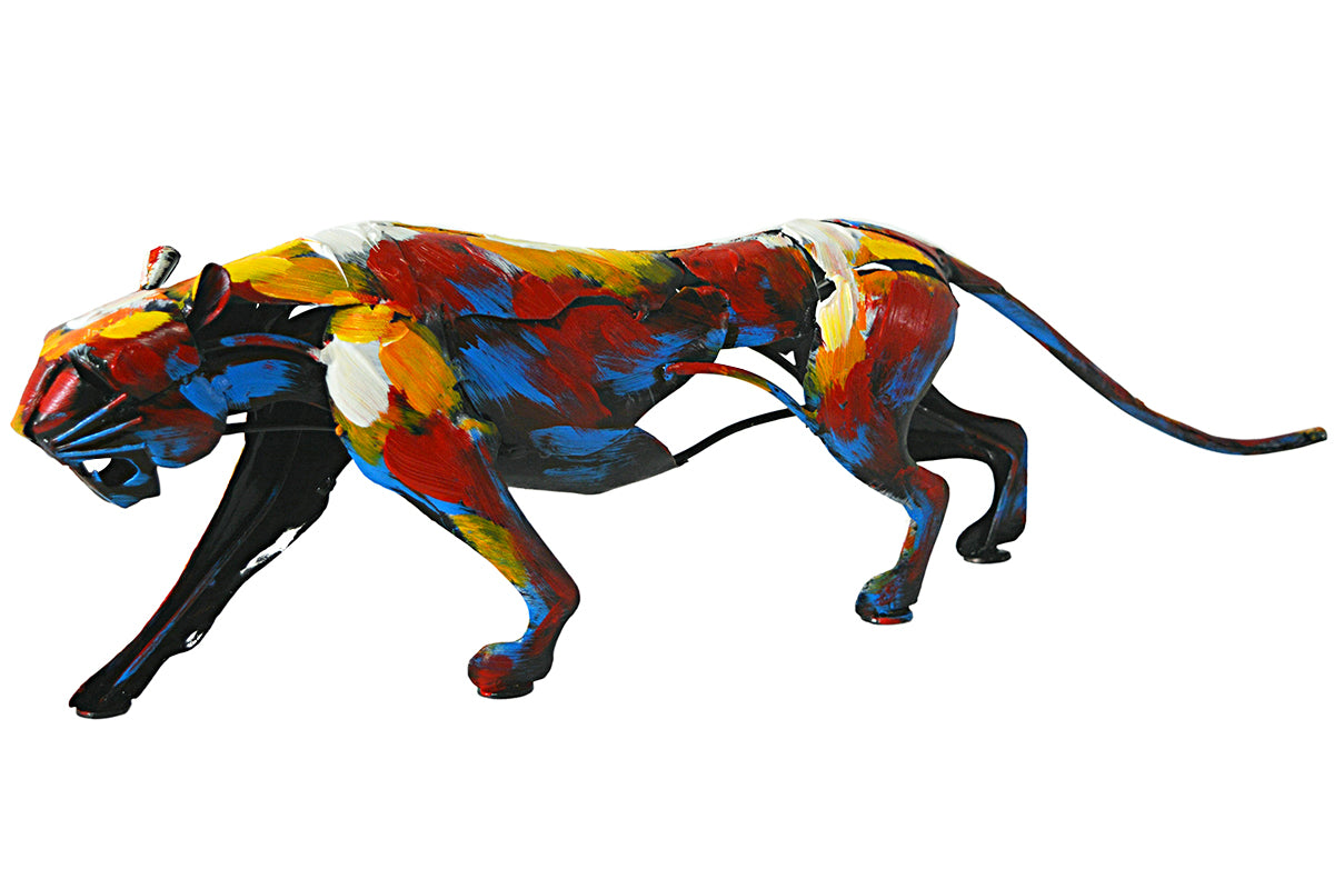 PANTHER SCULPTURE | METAL