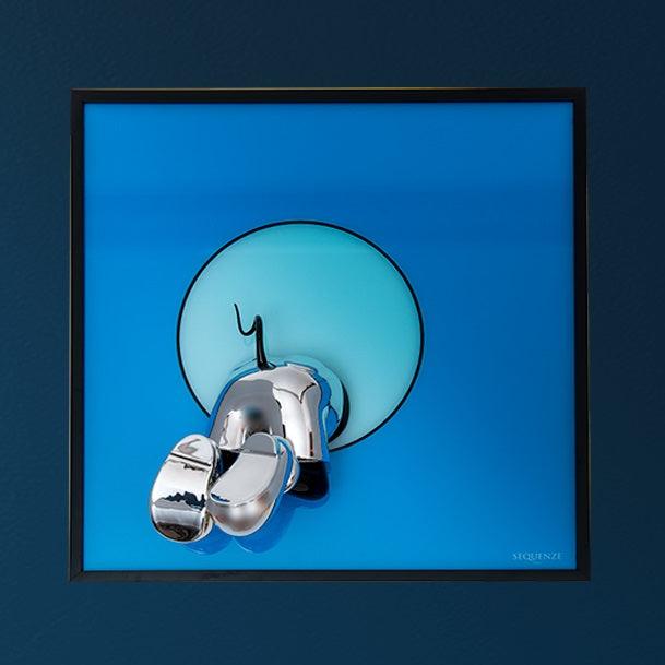 TOPOFTHEPOPS | BLUE&SILVER | 40X40CM