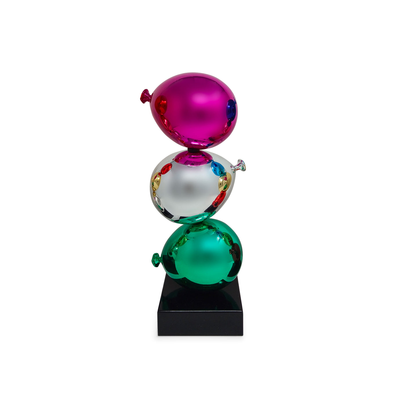 Zen Balloons Pink-Silver-Green | 30cm