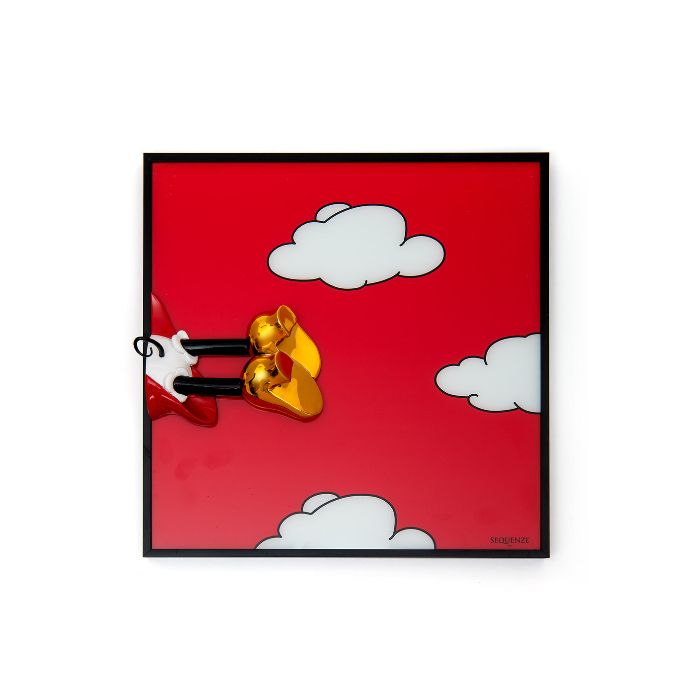 Frame Free Directions Red | 40x40cm