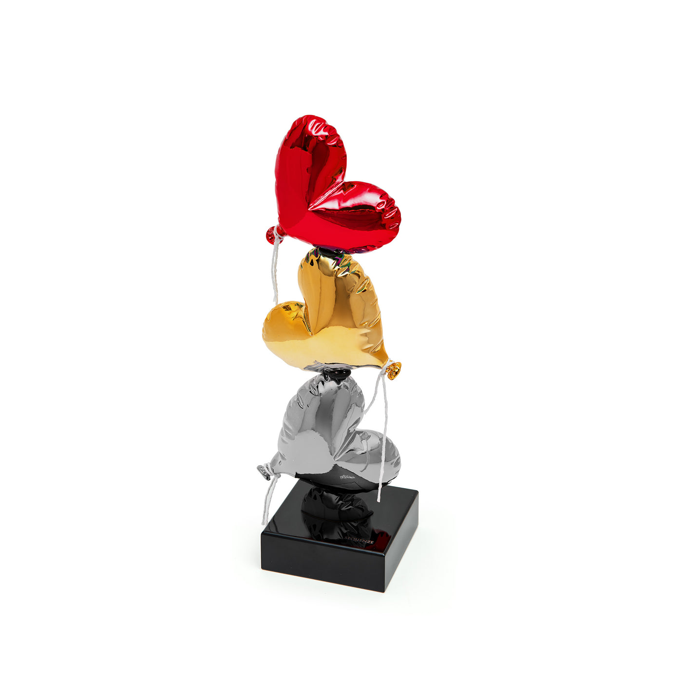 Heart Balloons Big Red-Gold-Silver | 64cm
