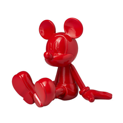 Sitting Mickey By Marcel Wanders - Red Lacquered