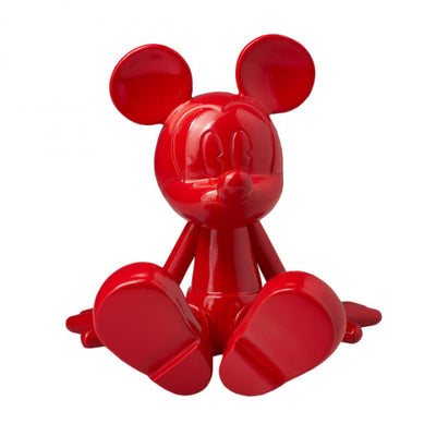 Sitting Mickey By Marcel Wanders 12cm - Rouge Laqué