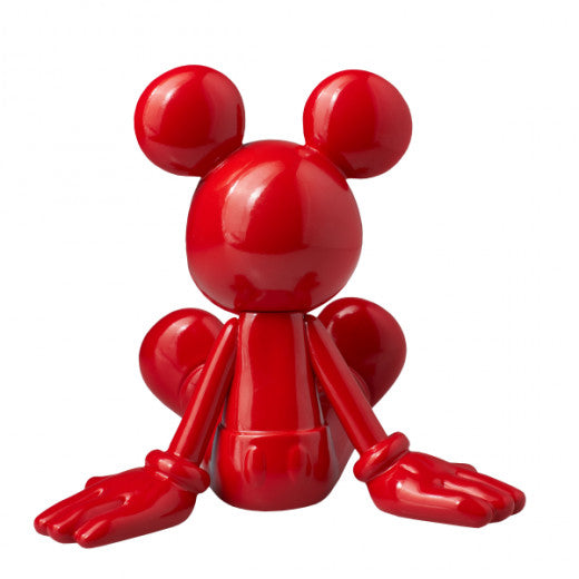 Sitting Mickey By Marcel Wanders - Red Lacquered