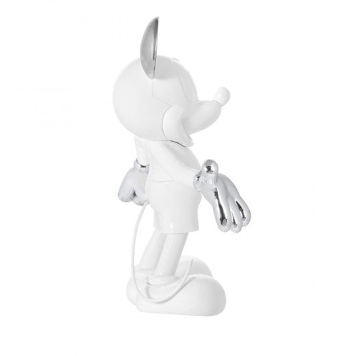 Mickey Welcome Bicolor - White Lacquered Silver Chrome