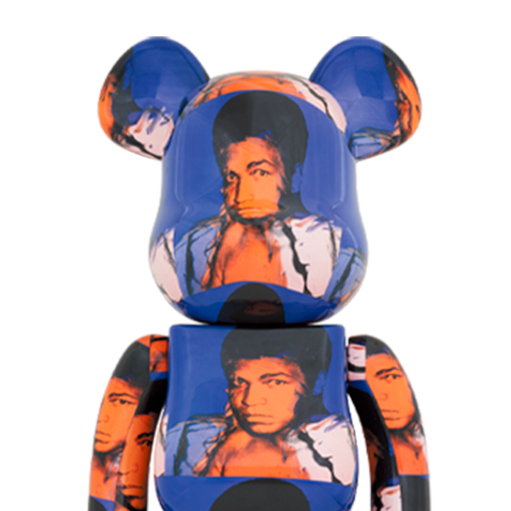 Bearbrick 1000% Andy Warhol x Muhammad Ali – Au Gant Rouge