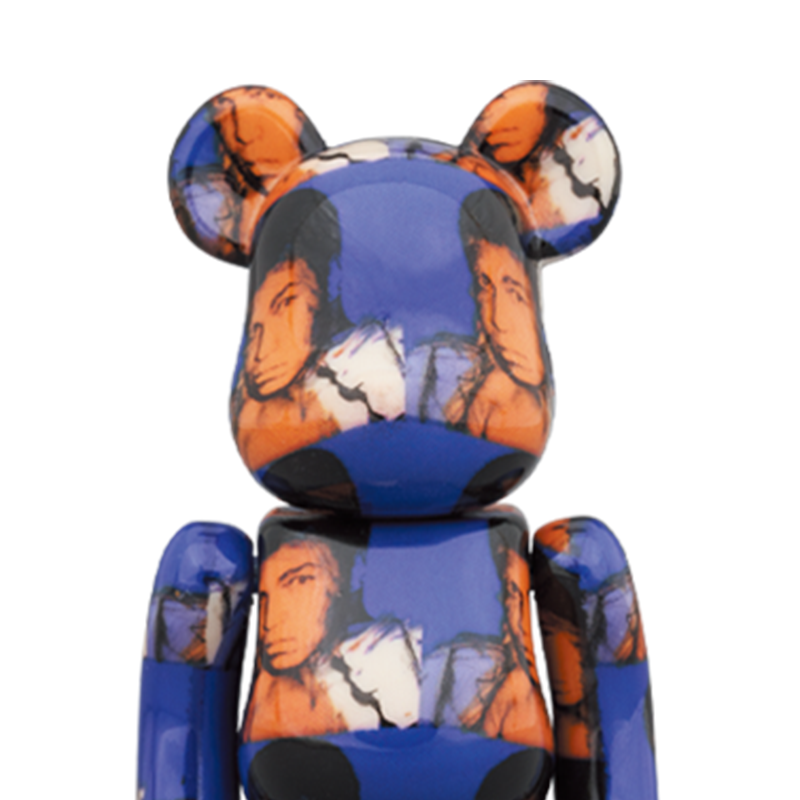 Bearbrick 400% + 100% Andy Warhol x Muhammad Ali – Au Gant Rouge