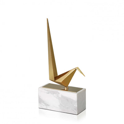 Sculpture Piseau Origami Socle Bas