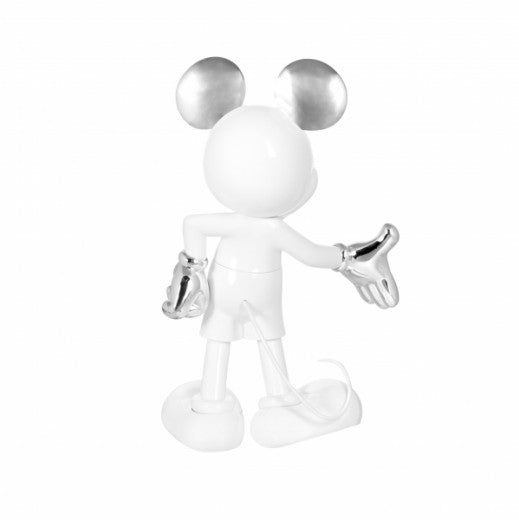 Mickey Welcome Bicolor - White Lacquered Silver Chrome