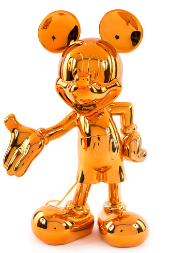 Mickey Welcome Chromed 30cm - Bronze Chromé