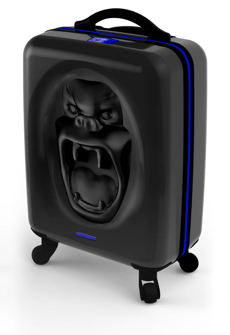 Kiwikong Speaker, Phone Charger and complimentary carry-on - Metallic Edition, Glossy Blue