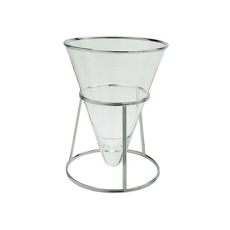 Éclat Glass Champagne Bucket | Silver plated | 19x25cm