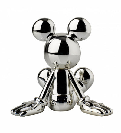 Sitting Mickey By Marcel Wanders - Silver Chrome