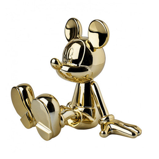Sitting Mickey By Marcel Wanders - Gold Chrome