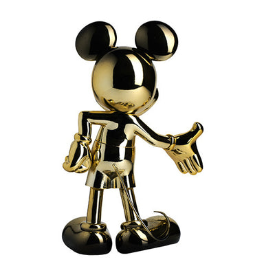 Mickey Welcome Gradient - Gold & Black Chrome