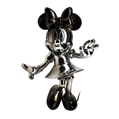 Minnie Welcome Gradient - Chrome Silver & Black