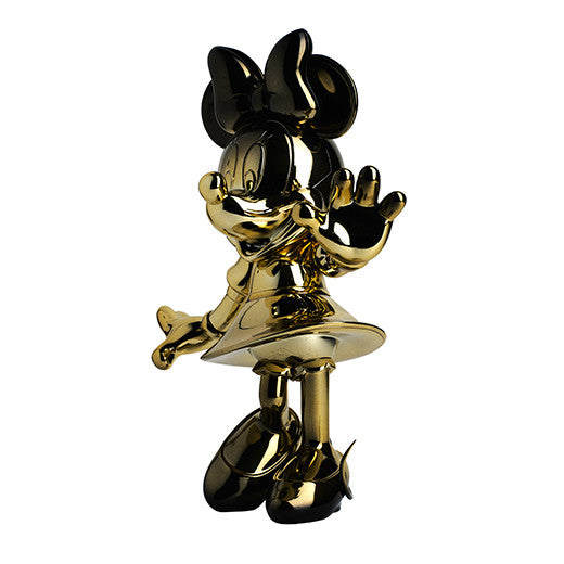 Minnie Welcome Gradient - Gold & Black Chrome
