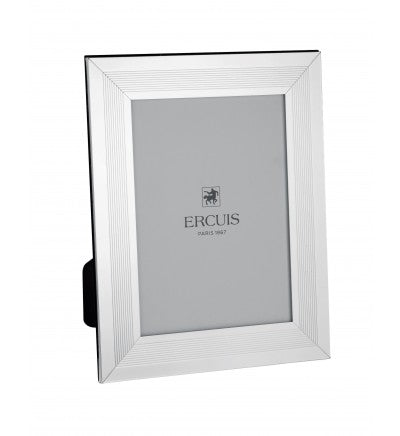 Mille Raies Cadres Picture Frame | Silver plated | 10x15cm