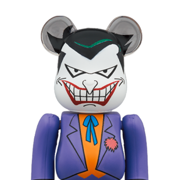 Bearbrick 400% + 100% - The Joker - Batman the Animated